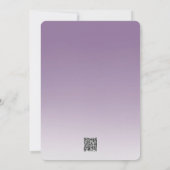 Lavendel Roze Lente Seringe Verjaardagskaart Kaart (Achterkant)