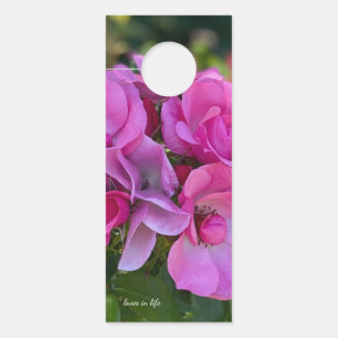 lavendel roze roos deurhanger