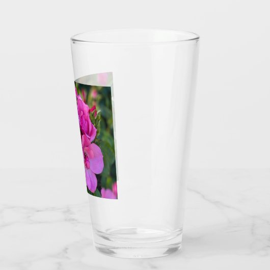 Lavendel Roze Rose Glas (Links)