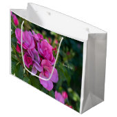 Lavendel Roze Rose Groot Cadeauzakje (Voorkant Gekanteld)