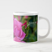 Lavendel Roze Rose Grote Koffiekop (Rechts)