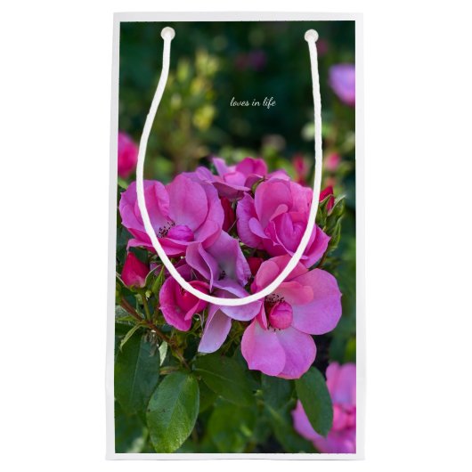 Lavendel Roze Rose Klein Cadeauzakje (Voorkant)
