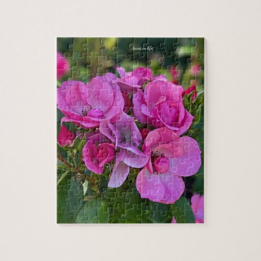 Lavendel Roze Rose Legpuzzel (Verticaal)