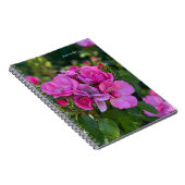 Lavendel Roze Rose Notitieboek (Rechterzijde)