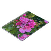 Lavendel Roze Rose Notitieboek (Linkerzijde)