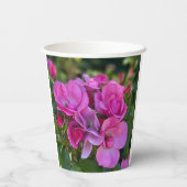 Lavendel Roze Rose Papieren Bekers (Achterkant)