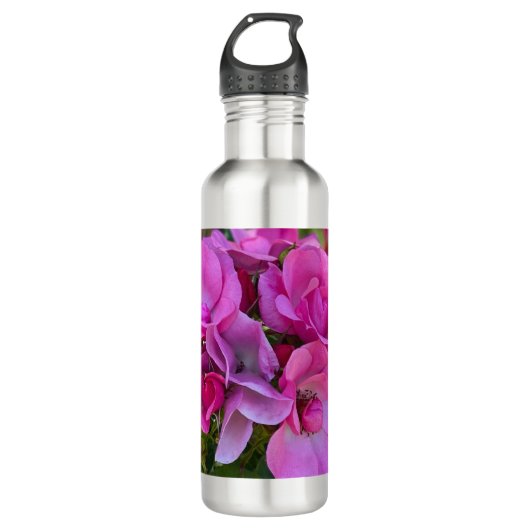 Lavendel Roze Rose Waterfles (Voorkant)