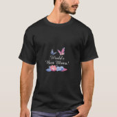 Lavendel Roze Roze Persoonlijk Geïsoleerd T-shirt (Voorkant)