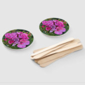 lavendel roze rozen handwaaier (Niet-gemonteerd)