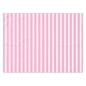 Lavendel Roze Wit Eenvoudig Horizontaal Gestreept Tafelkleed (Voorkant (Horizontaal))