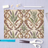 Lavendel Rozemarijn Gouden Scrollenpatroon  Tissuepapier (Craft)
