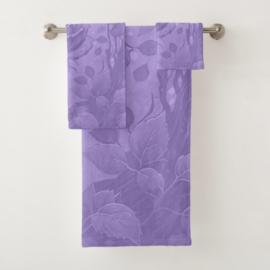 Lavendel Rozen 2 Bad Handdoek (Insitu)