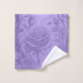 Lavendel Rozen 2 Bad Handdoek (Wasdoekje)