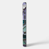 Lavendel Rozen met vlinders in Glas in lood Case-Mate iPhone Case (Achterkant / Links)