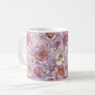 Lavendel Rozen op dromerige achtergrond Koffiemok
