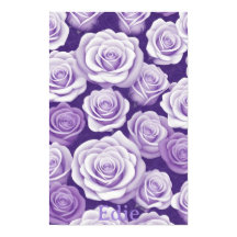 Lavendel Rozen Paarse Rozen Achtergrond