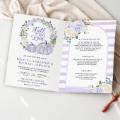 Lavendel Rozen Pompoen QR Code Trouwen
