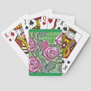 Lavendel Rozenstruik Pokerkaarten