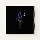 Lavendel 's nachts  notitieboek (Achterkant)