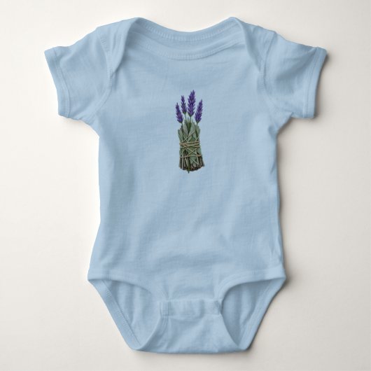 Lavendel Salie Bundel Baby Bodysuit | Boho (Voorkant)