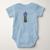 Lavendel Salie Bundel Baby Bodysuit | Boho (Achterkant)