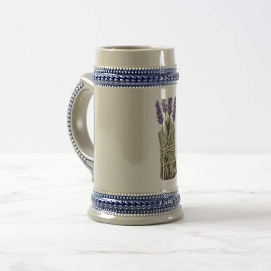 Lavendel Salie Bundel Keramische Bierpulman Bierpul (Voorkant links)