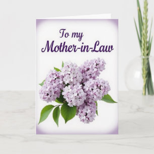 Lavendel Schoonmoeder Kaart