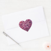 Lavendel Scrolly Hart Hart Sticker (Envelop)