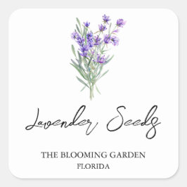 Lavendel Seeds label