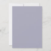 Lavendel Serene Waterverf Bruiloft Kaart (Achterkant)