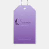 Lavendel Serenity Custom Gift Labels Cadeaulabel (Voorkant)