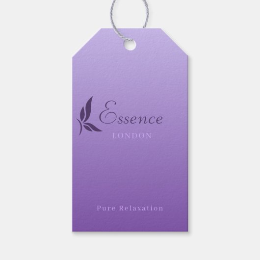 Lavendel Serenity Custom Gift Labels Cadeaulabel (Voorkant)