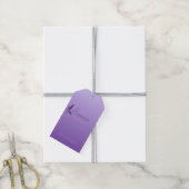 Lavendel Serenity Custom Gift Labels Cadeaulabel (Met Touw)