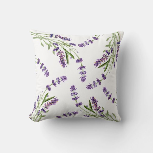 Lavendel Serenity kussen (Voorkant)