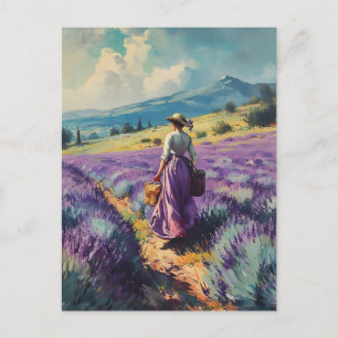 Lavendel Serenity: Provence Briefkaart