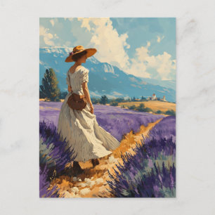 Lavendel Serenity: Provence Briefkaart