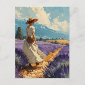 Lavendel Serenity:  Provence Briefkaart (Voorkant)