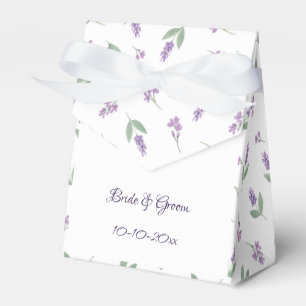 Lavendel Sering Bloem Boog Trouw Favor Dozen Bedankdoosjes