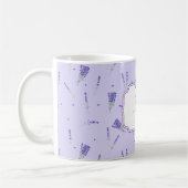Lavendel Sering Bloem Botanisch Koffiemok (Links)