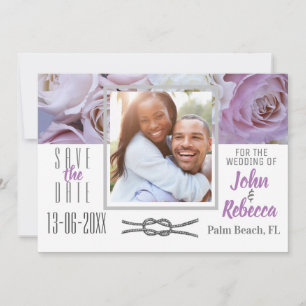 Lavendel Sering Bloem Roos Trouwdag Save The Date