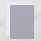 Lavendel Sering Bruidsboeket Kaart (Achterkant)