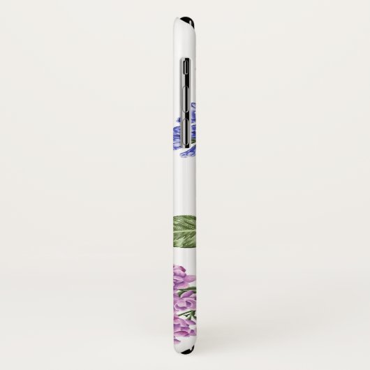 Lavendel Sering Monogram Case-Mate iPhone Case (Achterkant/links)