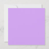 Lavendel Sering Oranjebloesem Elegant Script Bruil Kaart (Achterkant)