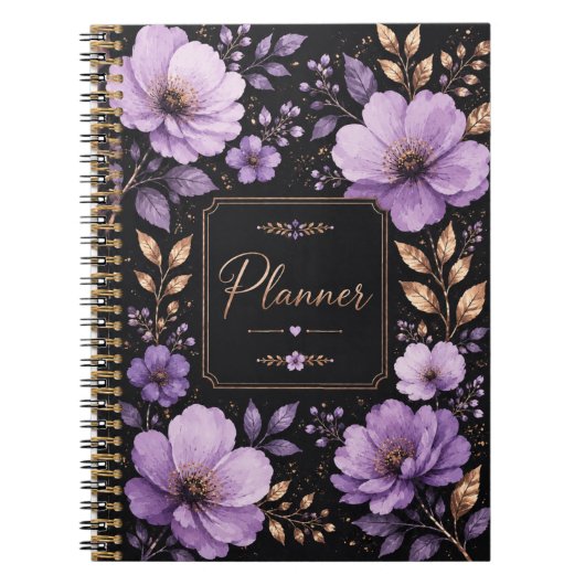 Lavendel & Sering Planner Notitieboek (Voorkant)