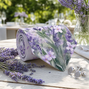Lavendel Sering Wilde Bloementuin Bruiloft Stropdas