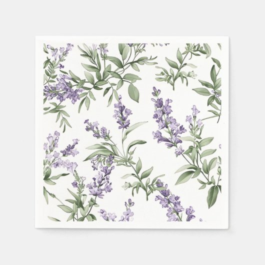 Lavendel, Servet (Voorkant)