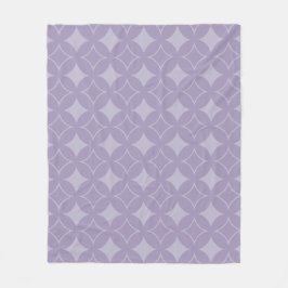 Lavendel shippo patroon fleece deken