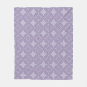 Lavendel shippo patroon fleece deken