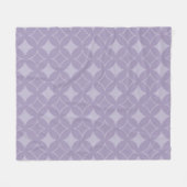Lavendel shippo patroon fleece deken (Voorkant (Horizontaal))