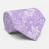 Lavendel Sierlijk Botanisch Stropdas (Opgerold)